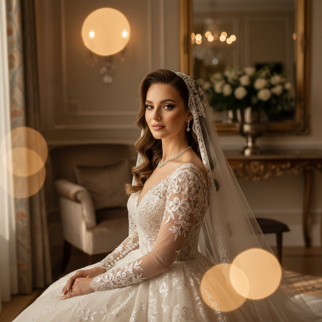 میکاپ عروس زعفرانیه: درخشش لوکس و ماندگار در خاص‌ترین شب زندگی شما