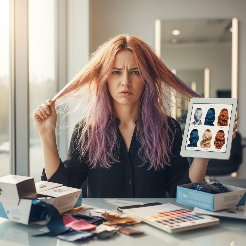 اشتباهات رایج در انتخاب رنگ مو