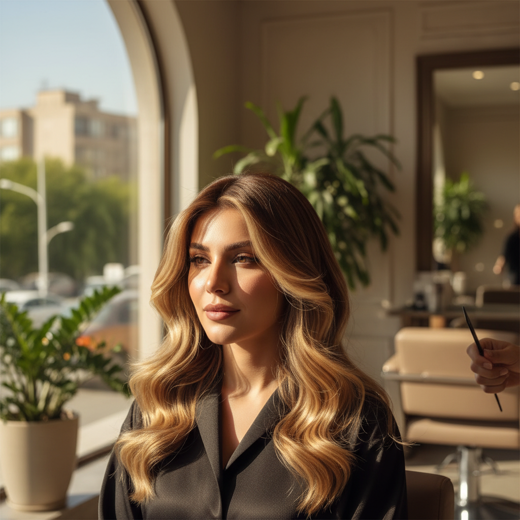 چرا هایلایت مو در شمال تهران؟