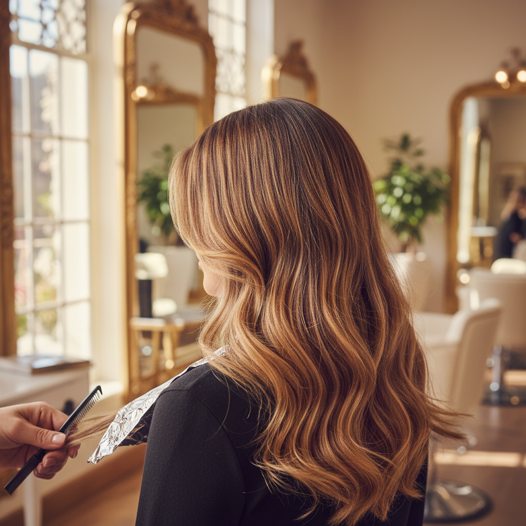 هایلایت مو شمال تهران: کشف ظرافت و درخشش در موهای شما