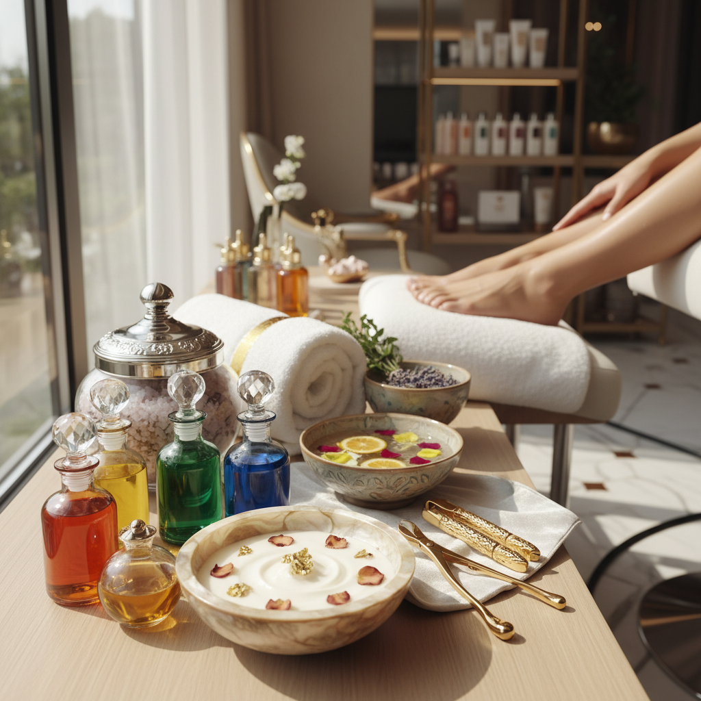 استانداردها و محصولات مورد استفاده در پدیکور لوکس