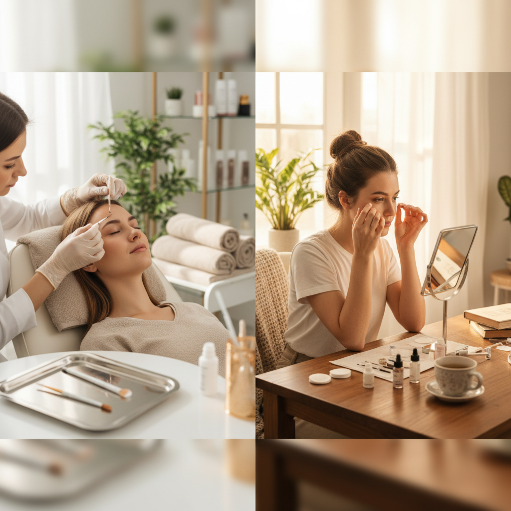 لمینیت مژه در خانه یا سالن: کدام یک بهتر است؟