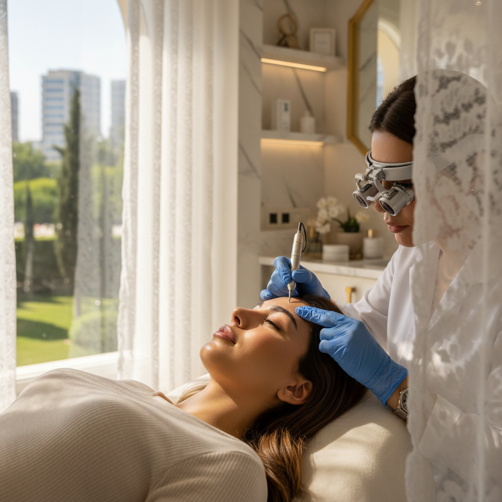 میکروبلیدینگ ابرو چیست و چرا در زعفرانیه محبوب است؟