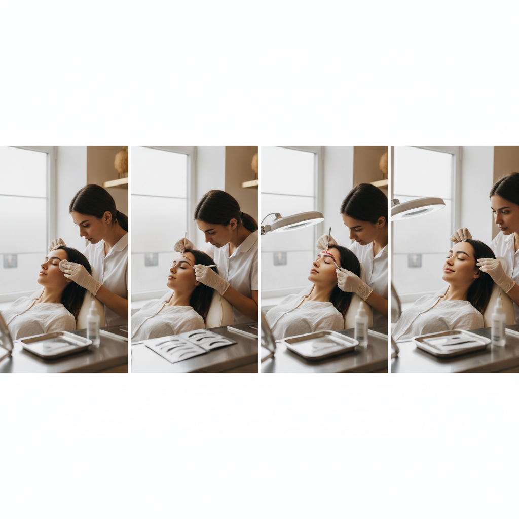 مراحل انجام میکروبلیدینگ ابرو در کلینیک تخصصی