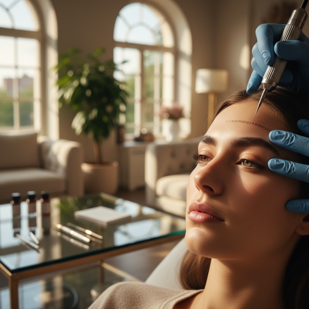 هزینه‌ میکروبلیدینگ ابرو در زعفرانیه و عوامل موثر بر آن