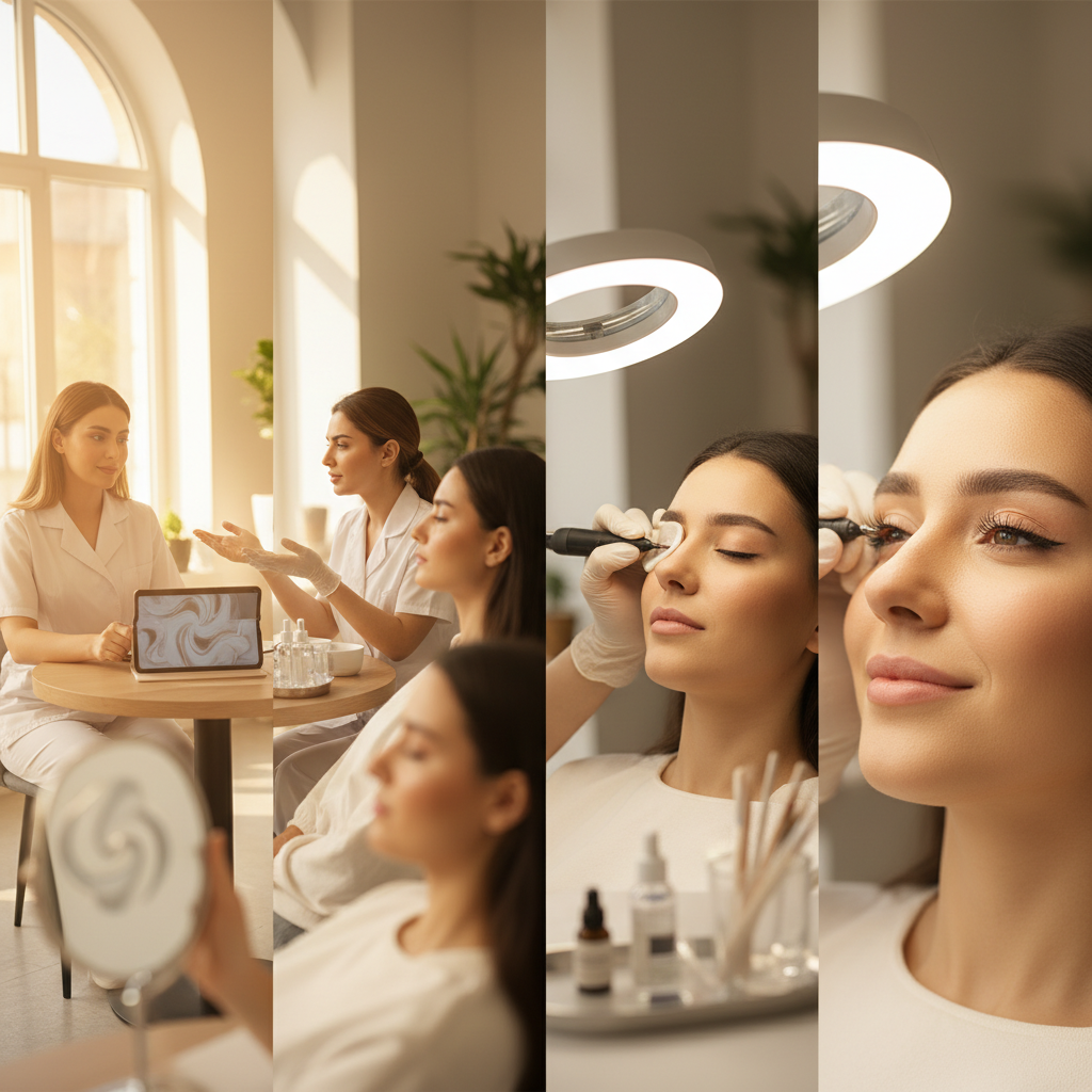 مراحل انجام بن مژه دائم: از مشاوره تا اجرا