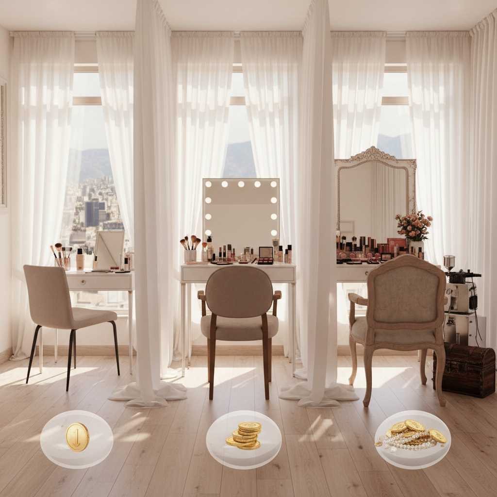 مقایسه هزینه‌ها و پکیج‌های میکاپ ساقدوش در شمال تهران