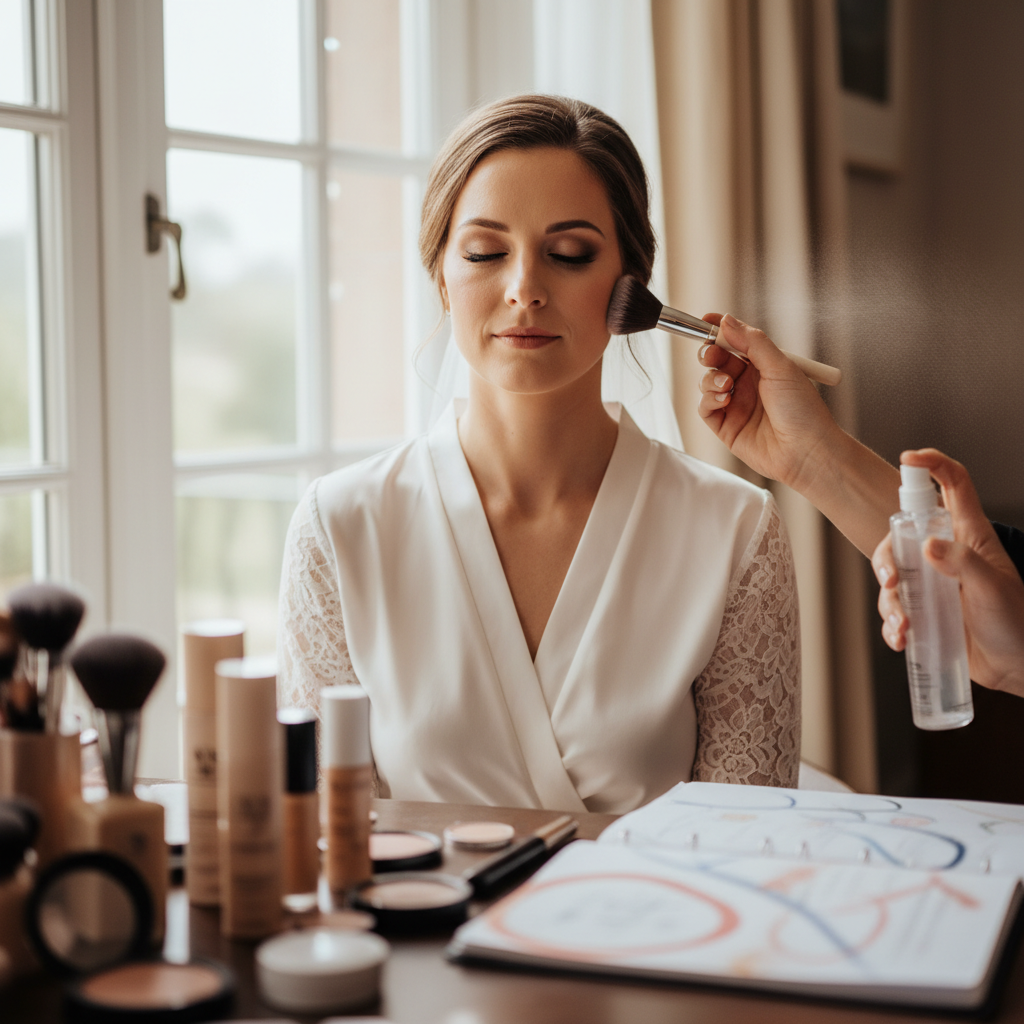 چگونه ماندگاری میکاپ عروس را افزایش دهیم؟