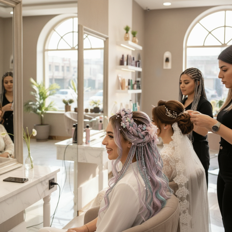 بافت مو شمال تهران: از فانتزی تا عروس، جدیدترین ترندها و بهترین سالن‌ها