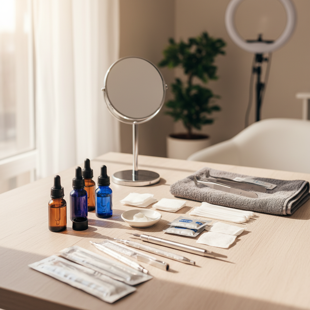 ابزار و مواد اولیه ضروری برای میکروبلیدینگ