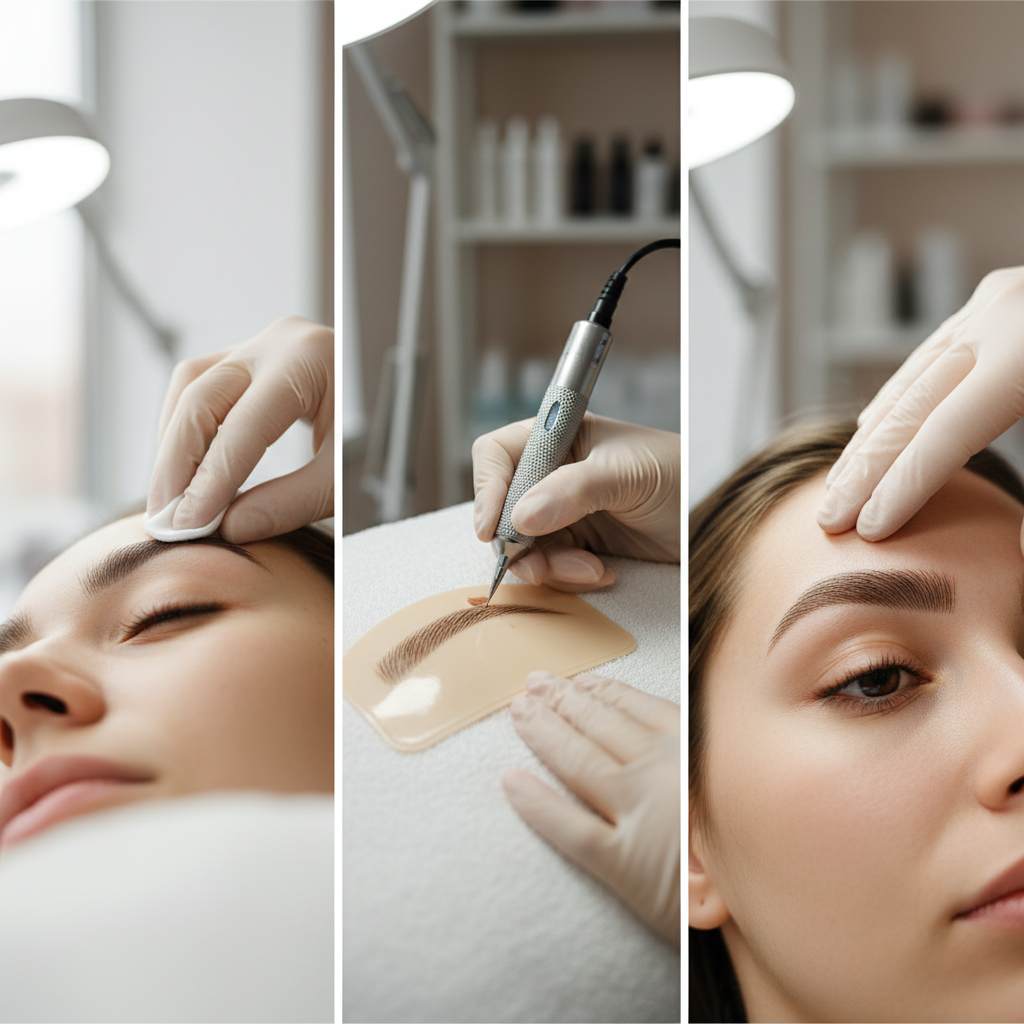 مراحل عملی و اجرای گام به گام میکروبلیدینگ