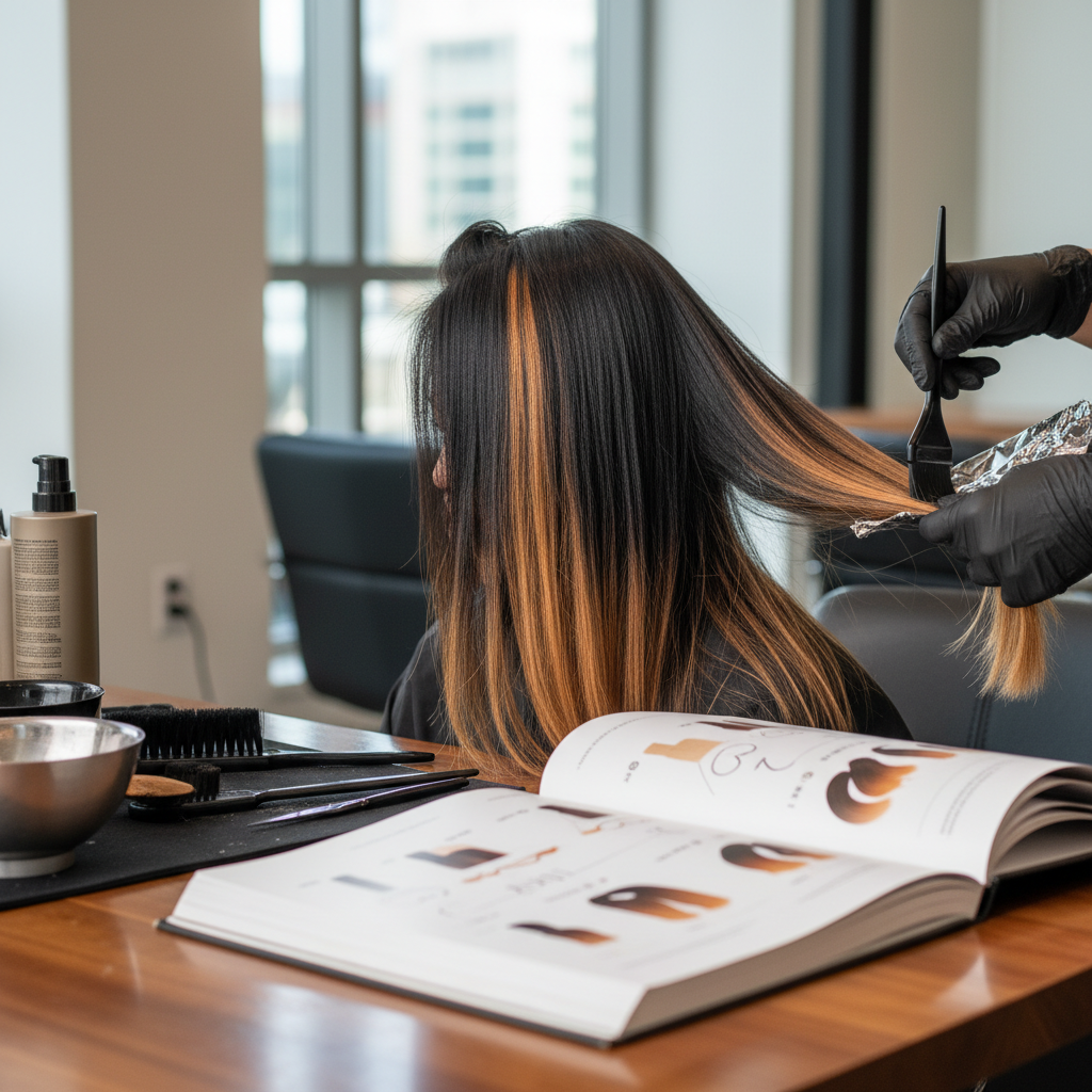 مشکلات رایج و راهکارهای بالیاژ موی مشکی