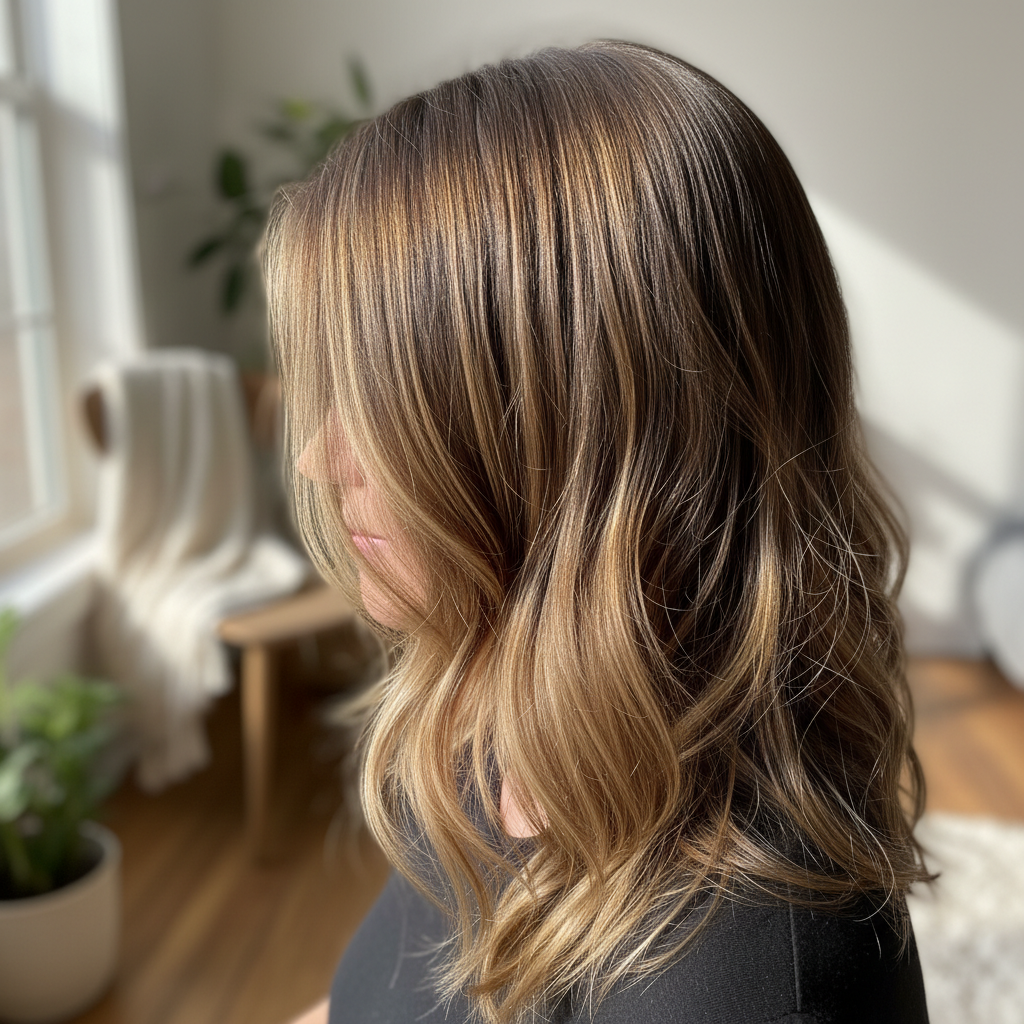 هایلایت طبیعی مو: راهنمای جامع برای درخشش ملایم و زیبا