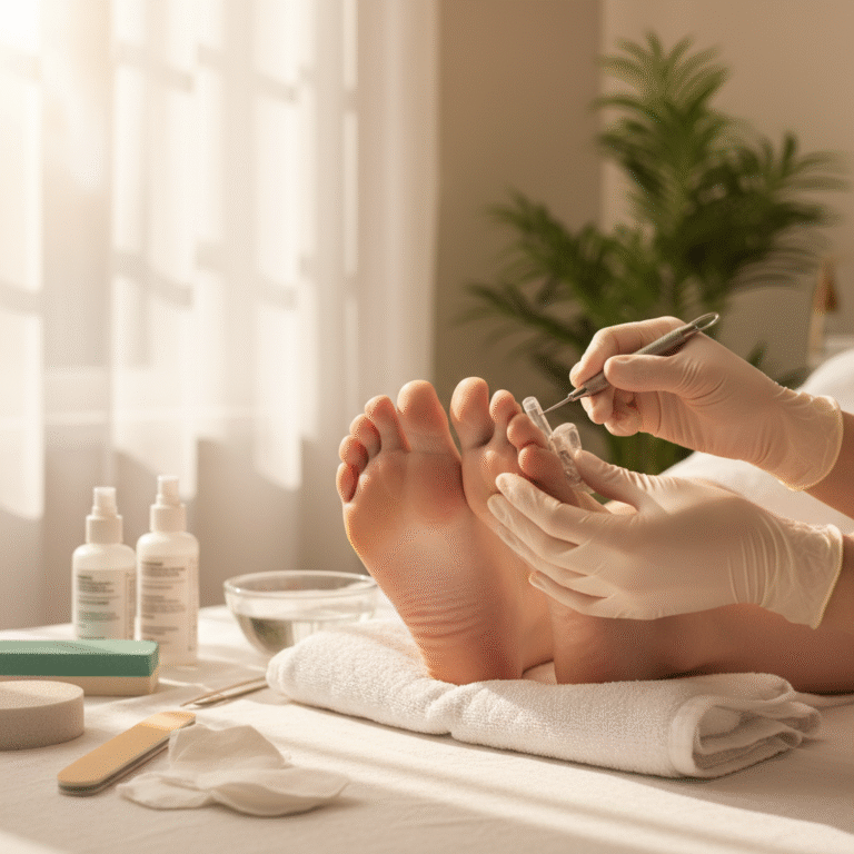 پدیکور درمانی: نجات‌دهنده پاهای شما از میخچه و قارچ ناخن