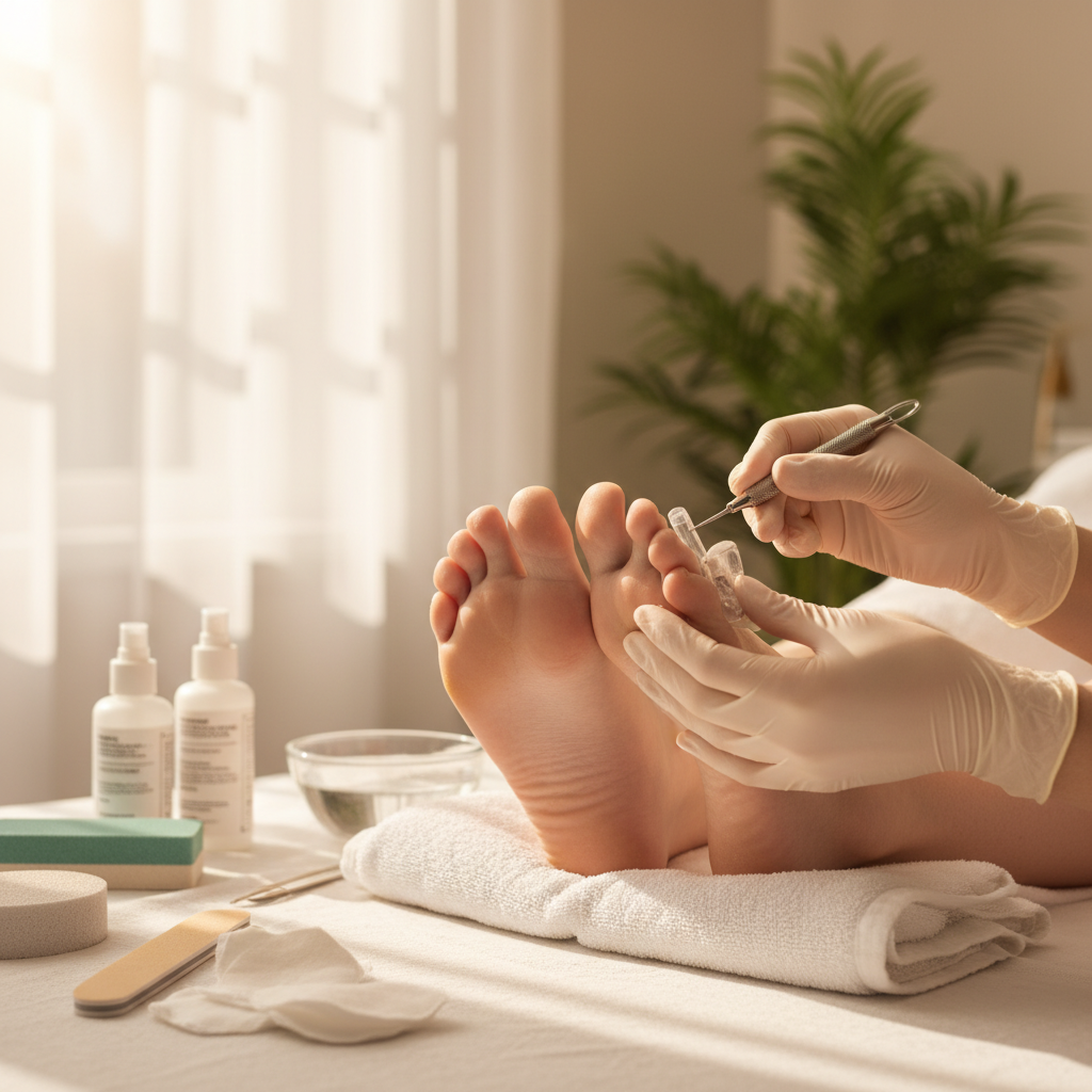 پدیکور درمانی: نجات‌دهنده پاهای شما از میخچه و قارچ ناخن