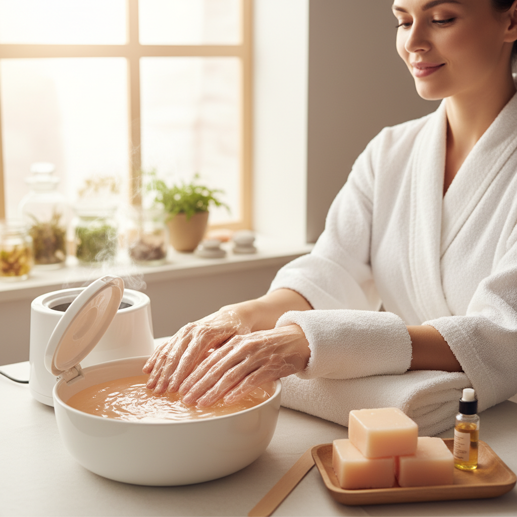 گام به گام تا دستان لطیف: مراحل انجام پارافین تراپی