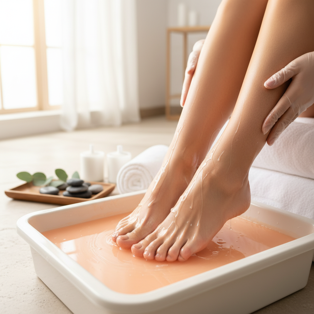 راز پاهای ابریشمی و بدون ترک: هر آنچه باید درباره پارافین تراپی پا بدانید