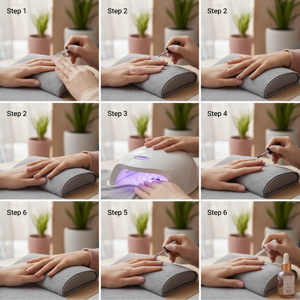 فرآیند انجام ژلیش: گام به گام در سالن