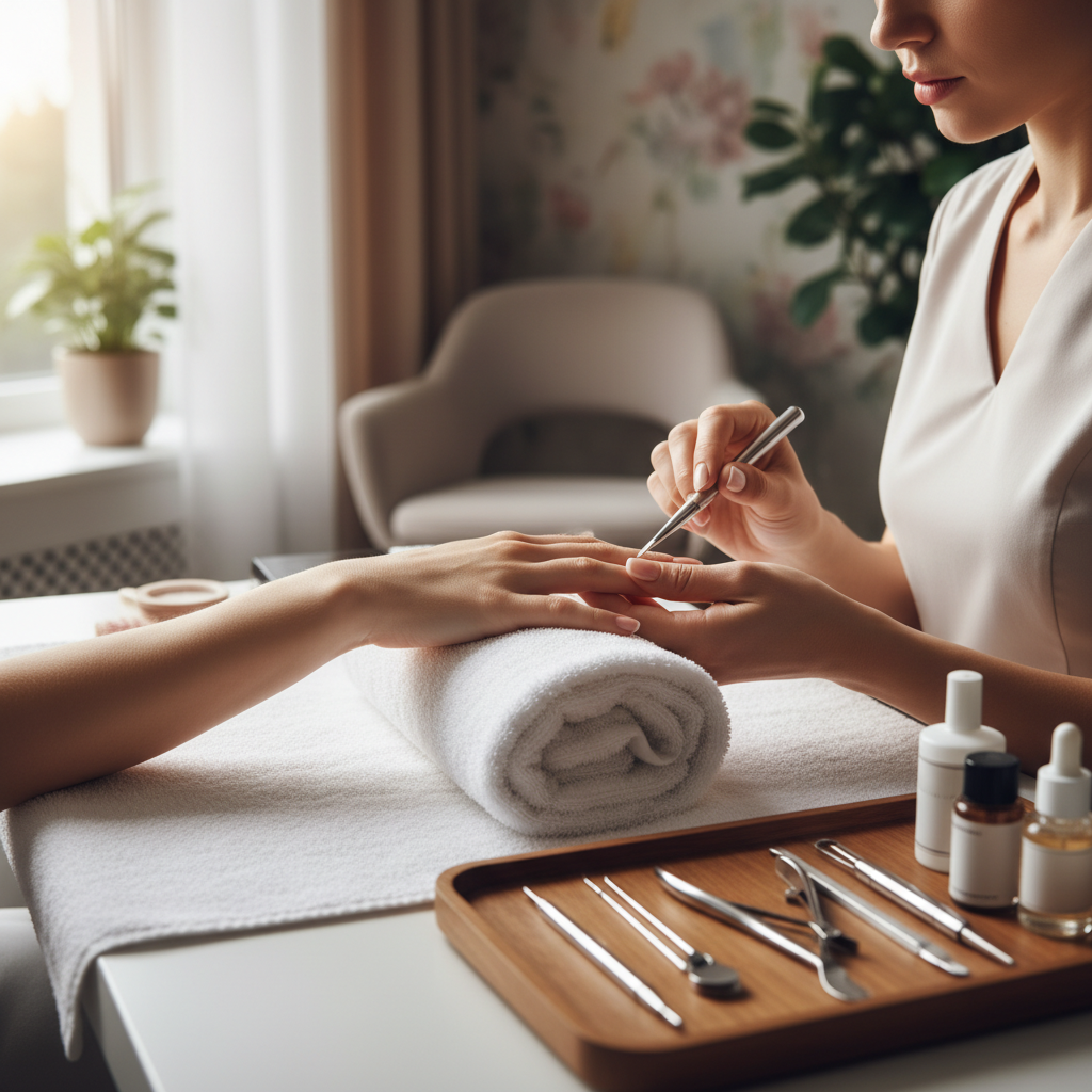 فرآیند تخصصی مانیکور در مرکز هوگل