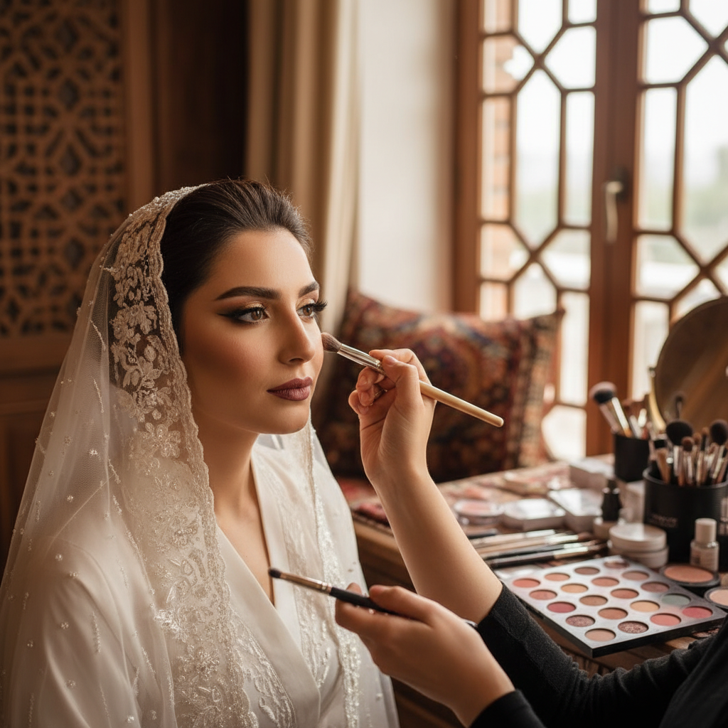 تطبیق میکاپ ایرانی با فرم صورت و سلیقه شخصی