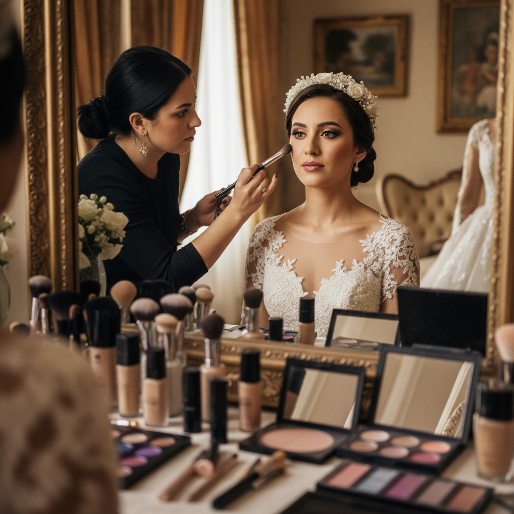 نکات مهم برای داشتن یک میکاپ ترکیبی عروس بینقص