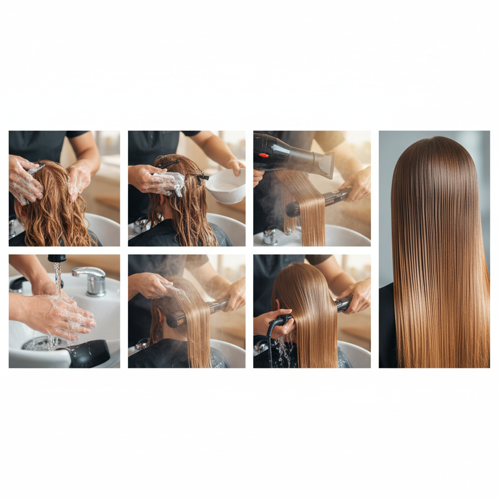 مراحل انجام کراتین تراپی تخصصی