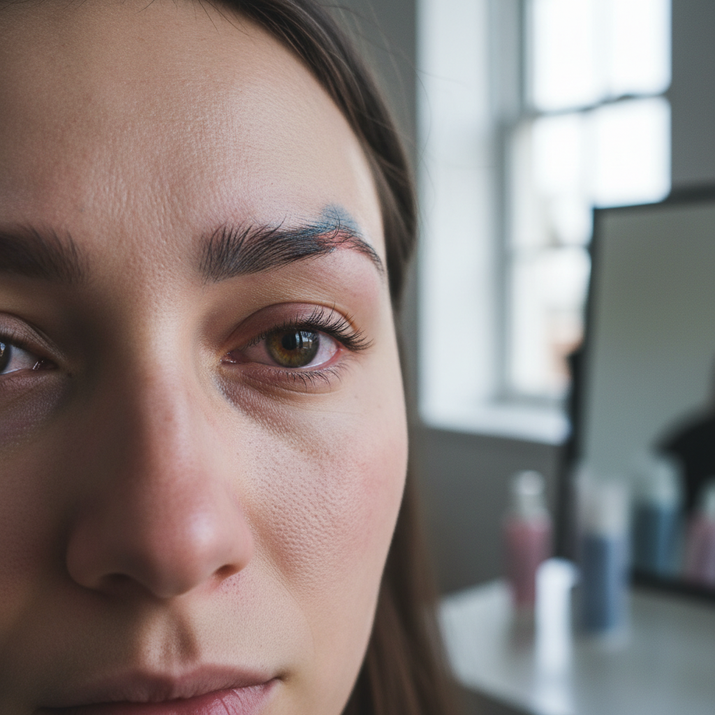 مشکلات مربوط به رنگ و فرم ابرو